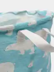 Голубой корзина для хранения