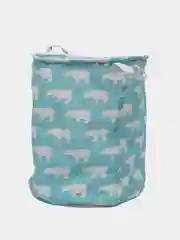 Голубой корзина для хранения