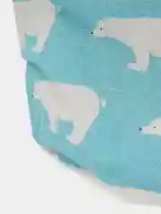 Голубой корзина для хранения