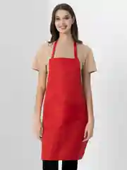 Красный фартук мастера для кухни