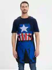 Синий фартук кухонный герои марвел 6 видов Marvel, DC / подарок / креативный перезент