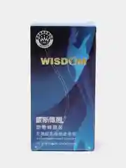 Синий презервативы WISDOM 10 шт, 5 видов, тонкие, ребристые,