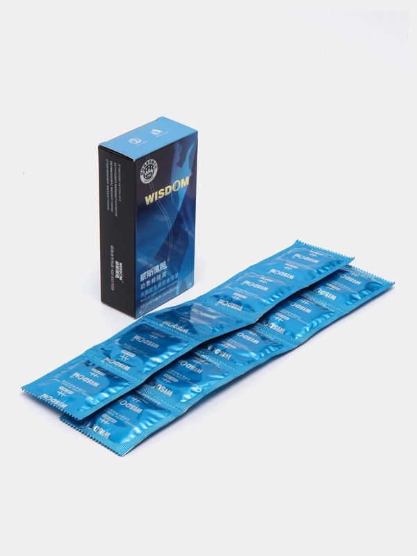 Презервативы WISDOM 10 шт, 5 видов, тонкие, ребристые,
