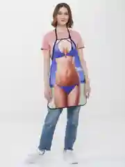 Лазурный кухонный фартук мужской и женский ( 13 видов )