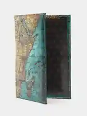 Коричневый обложка для паспорта