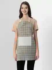 Бежевый фартук кухонный