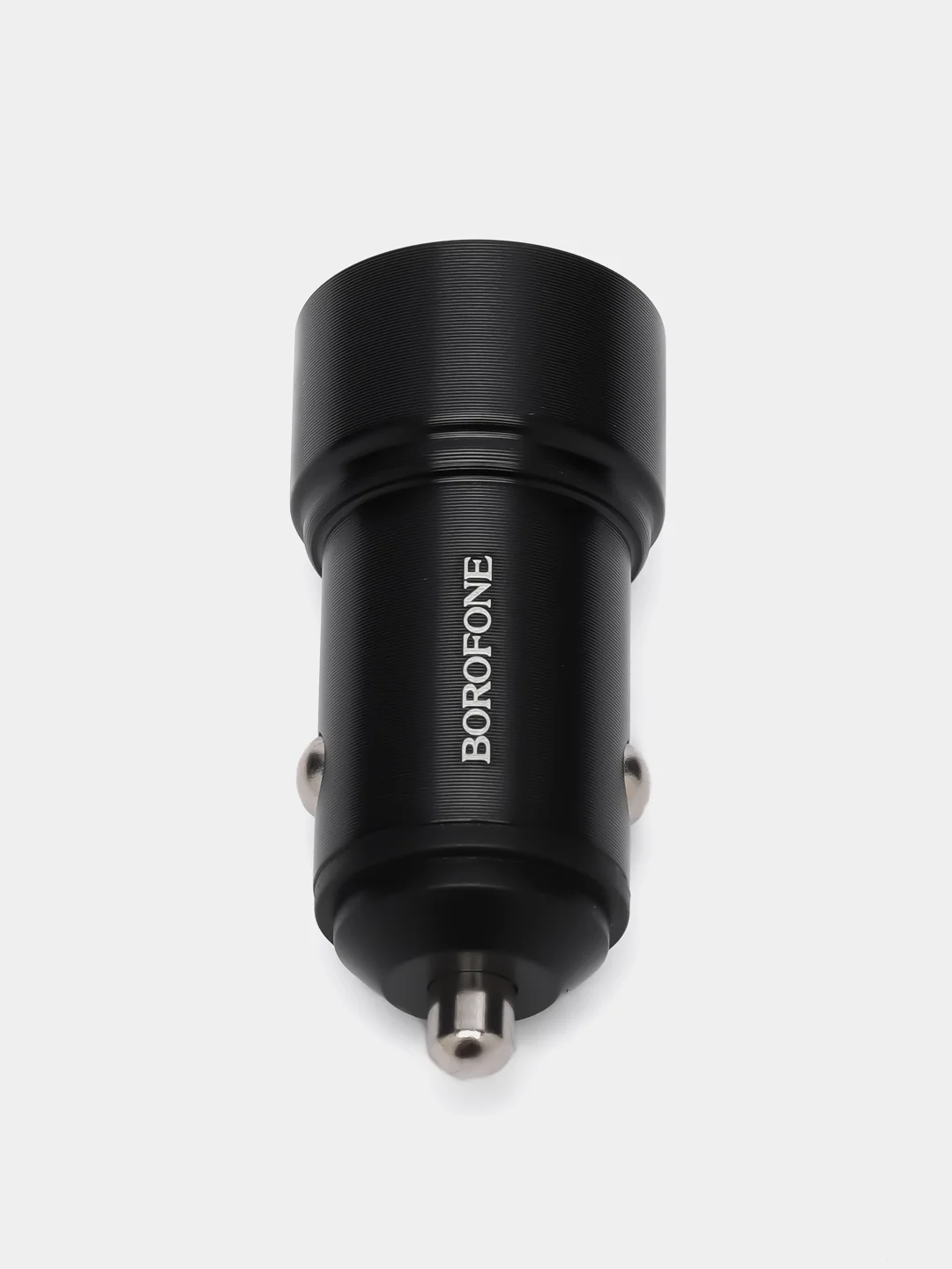 Черный зарядное устройство в авто с кабелем Micro 1 USB, 18W, Borofone BZ19A, быстрая зарядка