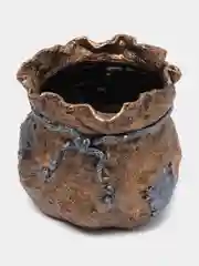 Бронзовый кашпо мешок (19см)