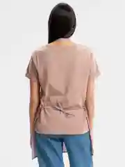 Коричневый фартук кухонный с карманом