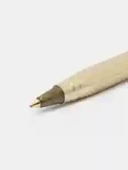 Ручка шариковая Attache Element, синяя, золотистый корпус