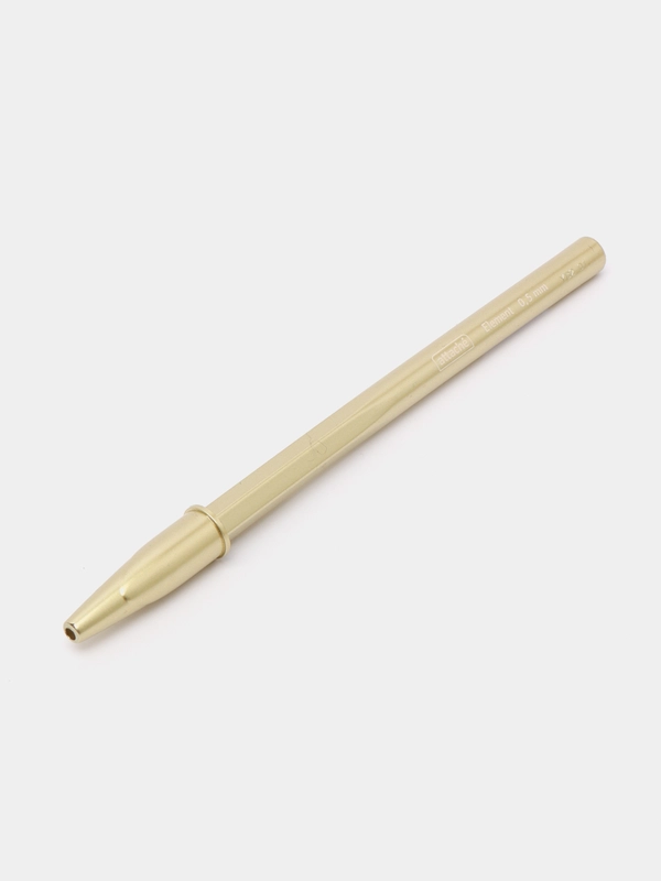 Ручка шариковая Attache Element, синяя, золотистый корпус