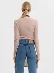 Бежевый фартук кухонный