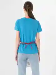 Фиолетовый новогодний фартук, кухонный