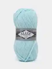 Мятный пряжа Alize Superlana Maxi, 100 г, 75% акрил, 25% шерсть