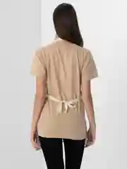 Белый фартук кухонный