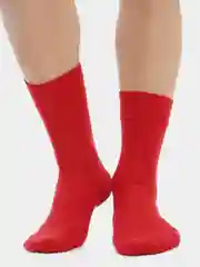Носки классические мужские, красные