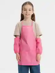 Фартук школьный детский, для труда, рисования, с нарукавниками, Пифагор, 3 кармана, 271096