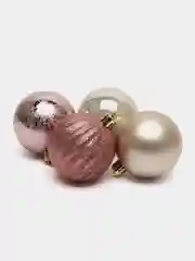 Новогодние игрушки на елку, набор елочных украшений, 55 предметов, Золотая Сказка