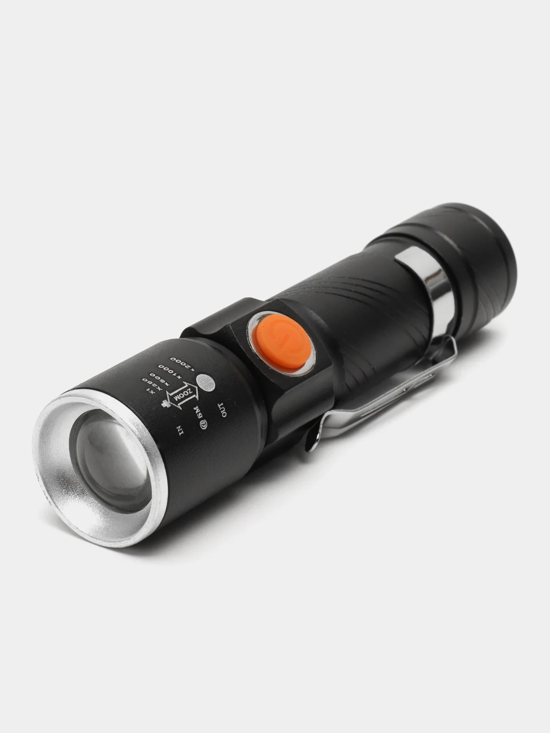 Фонарь LED светодиодный, аккумуляторный, с USB зарядкой от сети