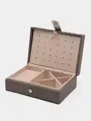Серый шкатулка для украшений, бижутерии