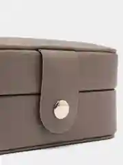 Серый шкатулка для украшений, бижутерии