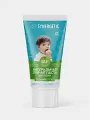 Детская зубная паста SYNERGETIC "Ванильный пломбир", от 3 до 6 лет, 50 гр