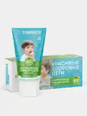 Детская зубная паста SYNERGETIC "Ванильный пломбир", от 3 до 6 лет, 50 гр