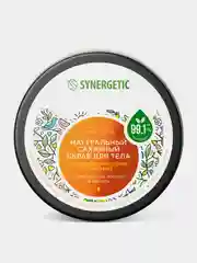 Скраб для тела SYNERGETIC глубокое очищение и питание "Карамельное яблоко и ваниль",300 мл