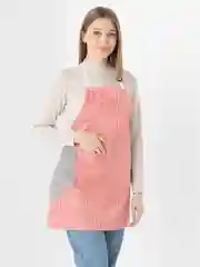 Красный фартук кухонный, женский, непромокаемый