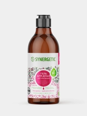 Гель для душа SYNERGETIC Гвоздика и дикая клюква натуральный, 380мл