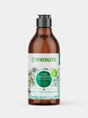 Гель для душа SYNERGETIC Сандал и ягоды можжевельника натуральный, 380мл