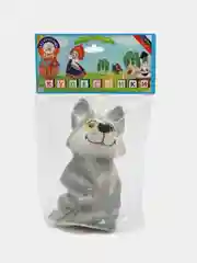 Коричневый резиновая игрушка для купания белочка, волчонок, тигр, попугай, Россия
