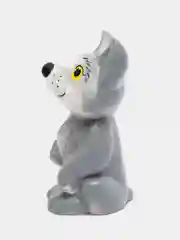 Коричневый резиновая игрушка для купания белочка, волчонок, тигр, попугай, Россия