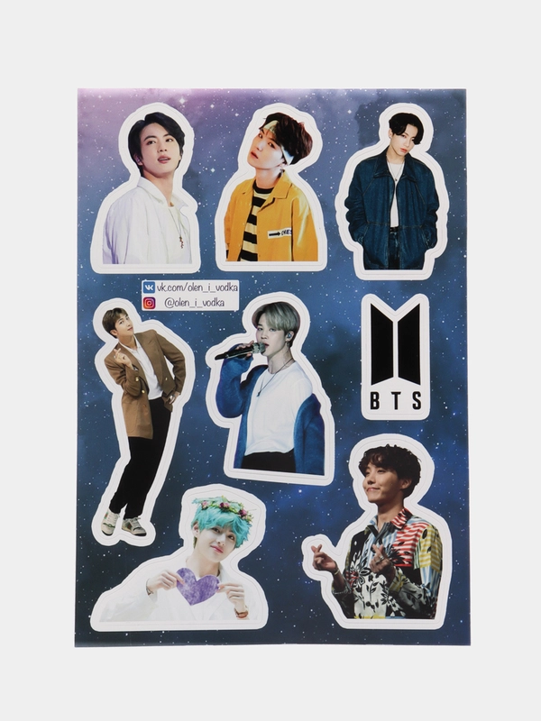 Стикеры "BTS", А5