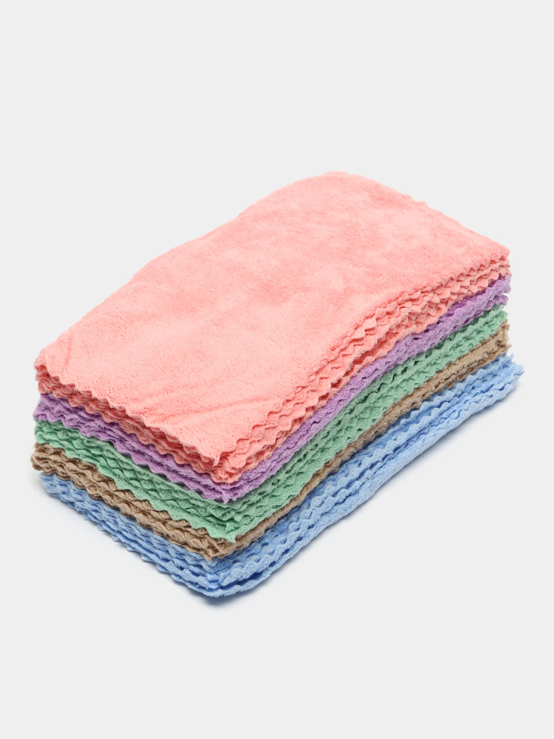 Салфетки для уборки, из микрофибры, плюшевой, 30 х 30 см, 20 штук, Pastel, Laima Home