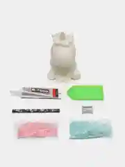 Голубой diy набор, алмазная мозаика "Единорог 5D", подарочный набор, 5 цветов