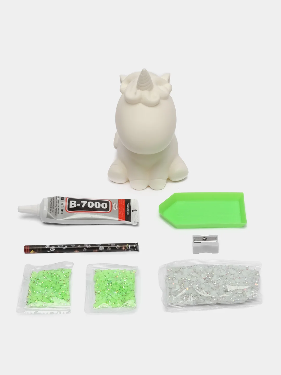Серебряный diy набор, алмазная мозаика "Единорог 5D", подарочный набор, 5 цветов