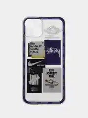 Хаки чехол на iPhone 11/12/13/14 Pro Max/7/8 Plus/XR/XS/X, айфон про макс, прозрачный