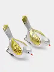 Украшение ёлочное "Птички", 2 штуки ЗОЛОТАЯ СКАЗКА, 590895