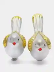 Украшение ёлочное "Птички", 2 штуки ЗОЛОТАЯ СКАЗКА, 590895
