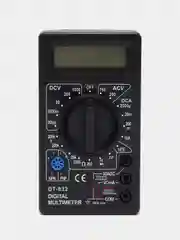 Черный мультиметр цифровой DT-832 со звуковой прозвонкой (батарея питания установлена)