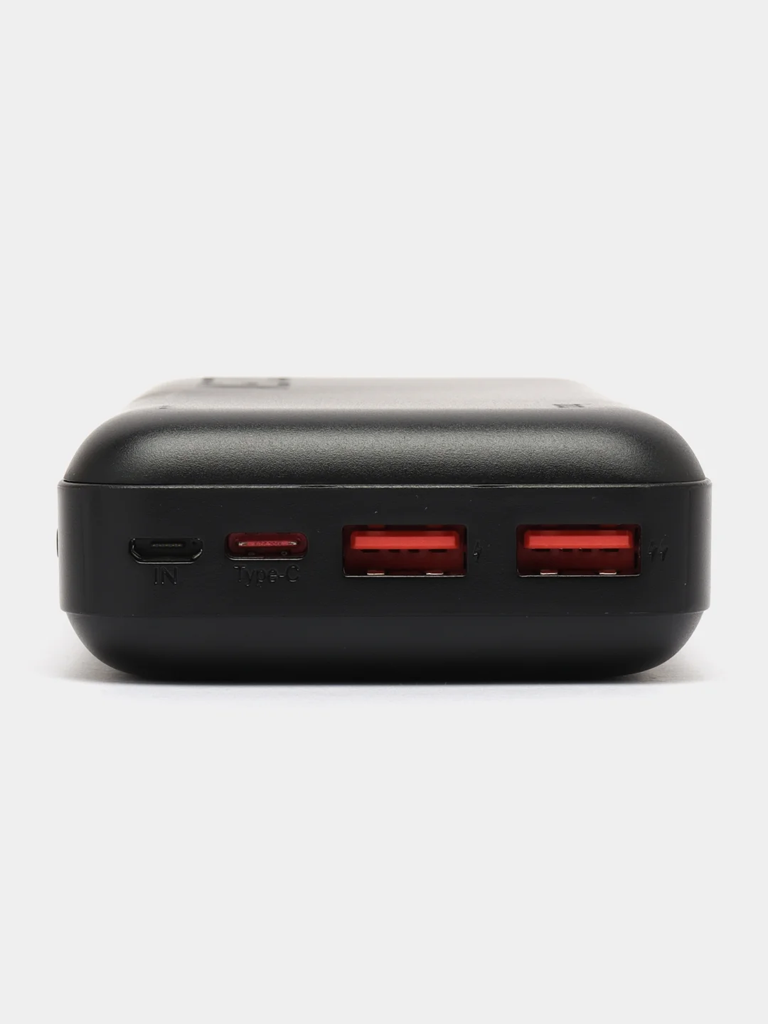Черный внешний аккумулятор повербанк, Hoco J101 10000mAh / 20000mAh / 30000mAh