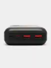 Черный внешний аккумулятор повербанк, Hoco J101 10000mAh / 20000mAh / 30000mAh