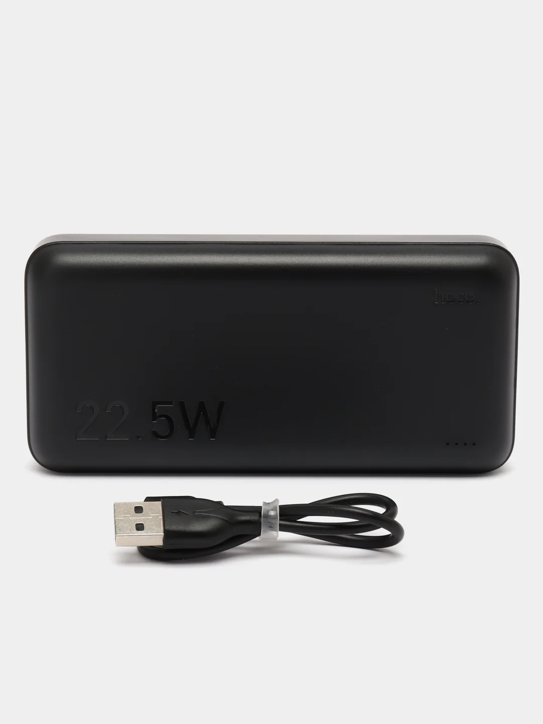 Черный внешний аккумулятор повербанк, Hoco J101 10000mAh / 20000mAh / 30000mAh