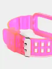 Фуксия силиконовый прозрачный ремешок для Huawei Band 6 / Honor Band 6