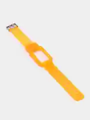 Оранжевый силиконовый прозрачный ремешок для Huawei Band 6 / Honor Band 6