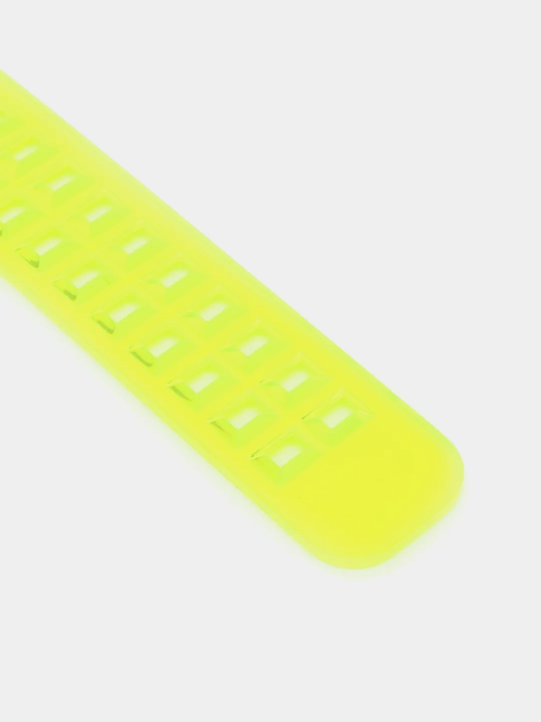 Желтый силиконовый прозрачный ремешок для Huawei Band 6 / Honor Band 6