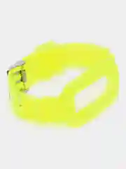 Желтый силиконовый прозрачный ремешок для Huawei Band 6 / Honor Band 6