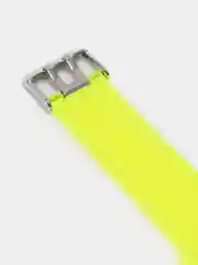 Желтый силиконовый прозрачный ремешок для Huawei Band 6 / Honor Band 6