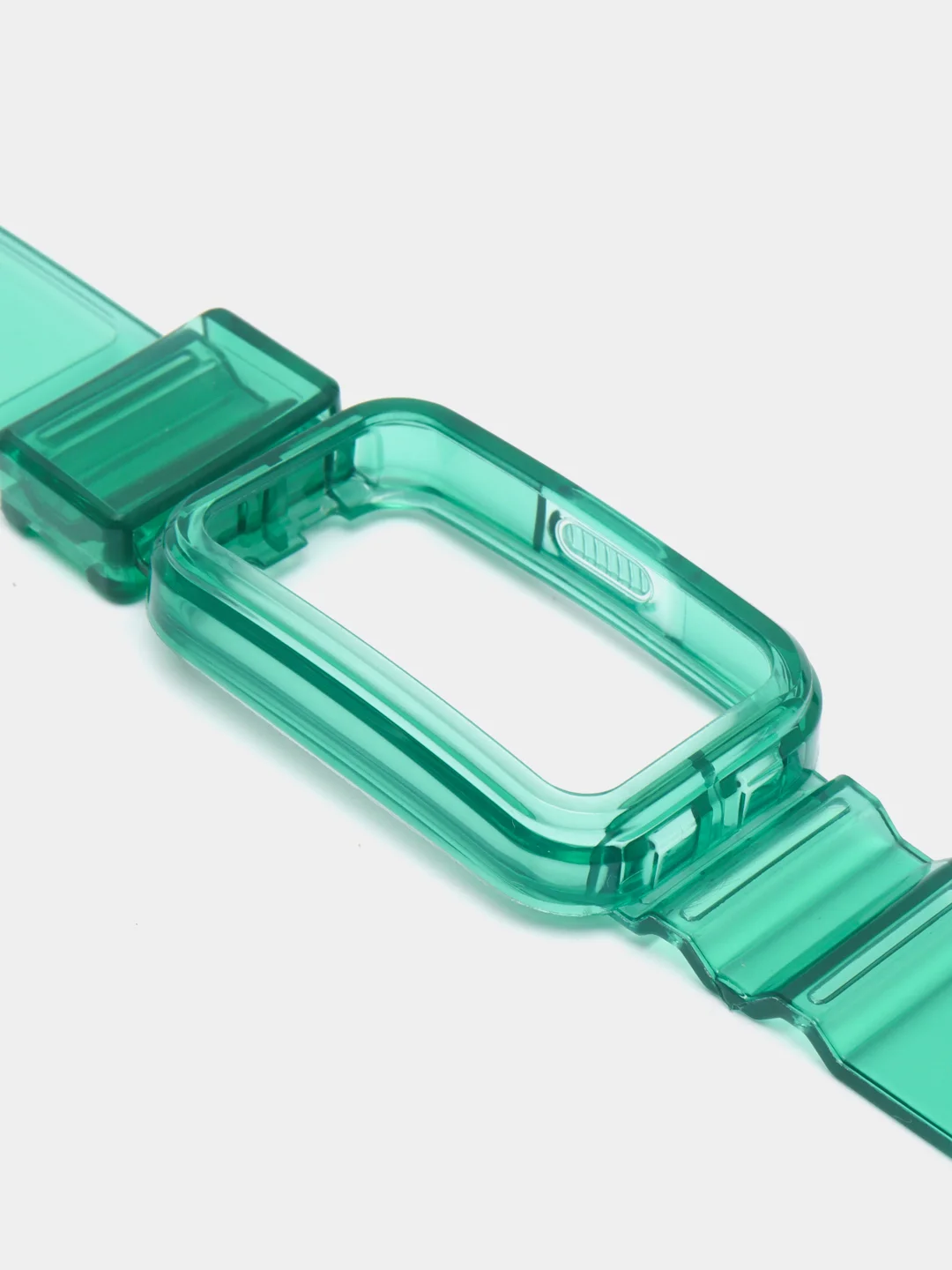 Лесной зеленый силиконовый прозрачный ремешок для Huawei Band 6 / Honor Band 6